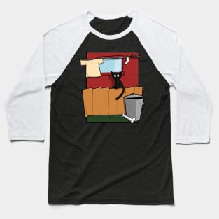 A cat in the alley Baseball T-Shirt